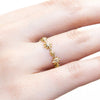 “Snowflakes”<br>Diamond Chain-Ring<br>ダイヤモンドチェーンリング<br>（1056A）