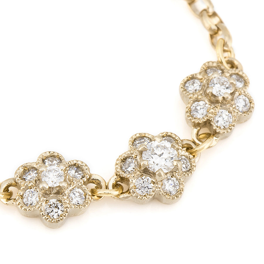 fleurs” Diamond Chain-Ring ダイヤモンドチェーンリング （1331A