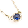 Blue sapphire Necklace<br>ブルーサファイアネックレス<br>（1066B）