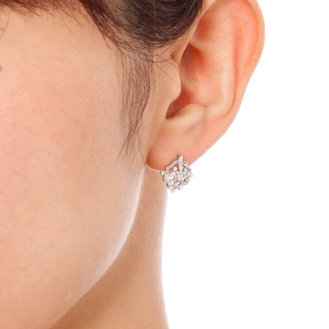 “DAMASK”<br>Diamond Earrings<br>ダイヤモンドピアス <br>（1169A）