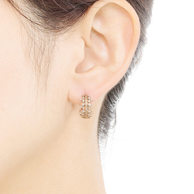 “reticella”<br>Diamond Earrings<br>ダイヤモンドピアス<br>（1423A）