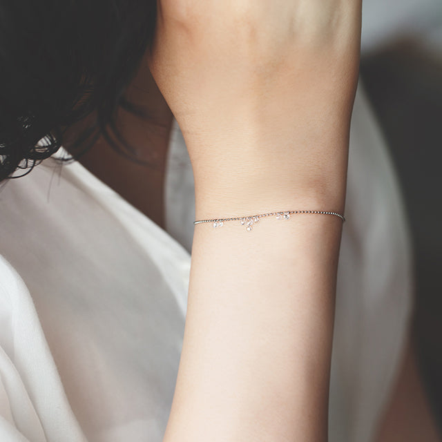 dew” Diamond Bracelet ダイヤモンドブレスレット （653AL） – AbHeri