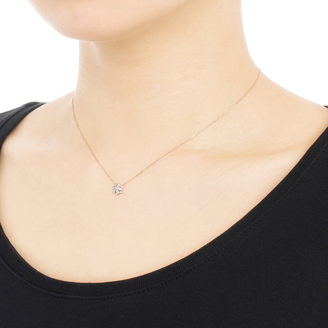 “geometry”<br> Diamond Necklace<br>ダイヤモンドネックレス<br>（1404A）