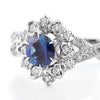 “Wreath”<br>Blue Sapphire Ring<br>ブルーサファイアリング<br>（1109B）