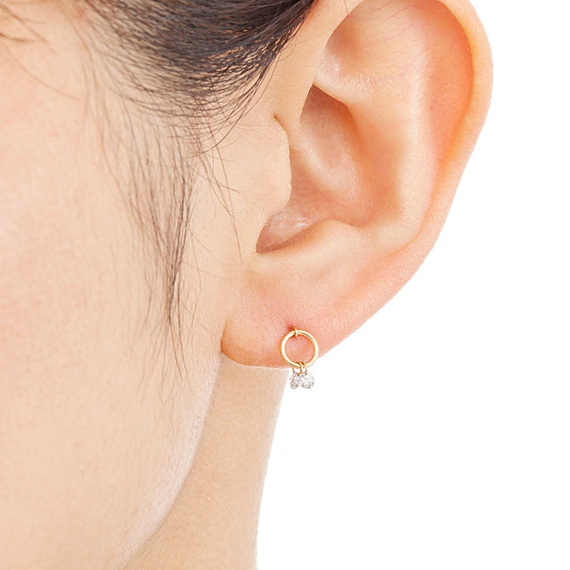 Diamond Earrings<br>ダイヤモンドピアス<br>（1148D） In Stock