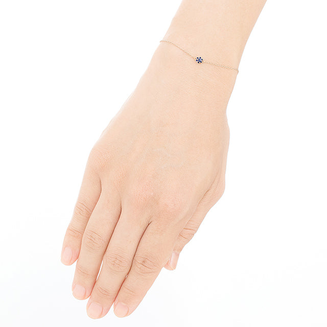 “fleurs”<br>Blue sapphire bracelet<br>ブルーサファイアブレスレット<br>（1334C）