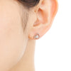 “Trois Feuilles”<br>Diamond Earrings<br>ダイヤモンドピアス<br>（1047A）