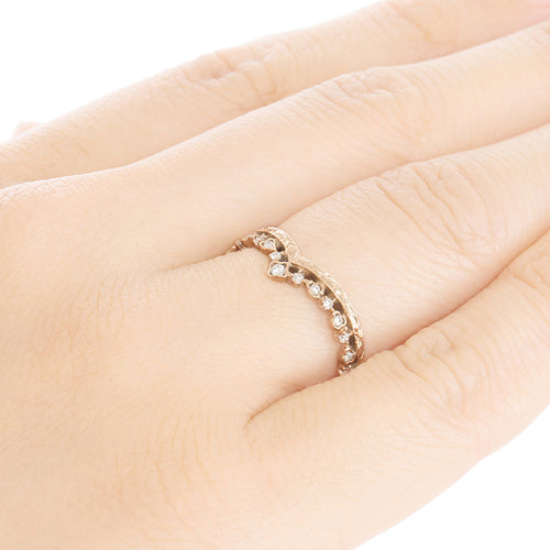 “reticella”<br>Half Eternity<br>Diamond Ring<br>ダイヤモンドリング<br>（1420B）