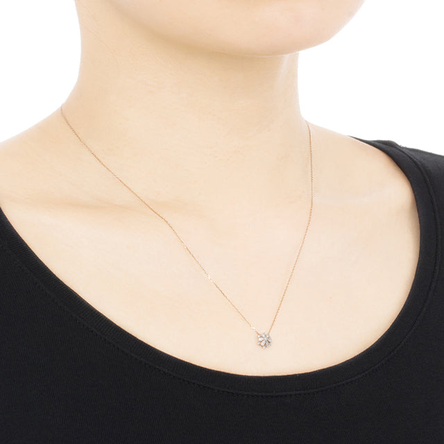 “geometry”<br> Diamond Necklace<br>ダイヤモンドネックレス<br>（1404A）