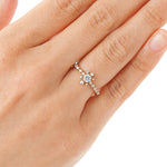 “snow crystal”<br>Diamond Ring<br>ダイヤモンドリング<br>（853D）