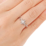 “snow crystal”<br>Graded Diamond Ring<br>ダイヤモンドリング<br>（851ARO2）