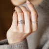 “fleurs”<br>Diamond Chain-Ring<br>ダイヤモンドチェーンリング<br>（1327A）