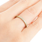 “SIRUSI”<br>Diamond Ring, Small<br>ダイヤモンドリング S<br>（729B）