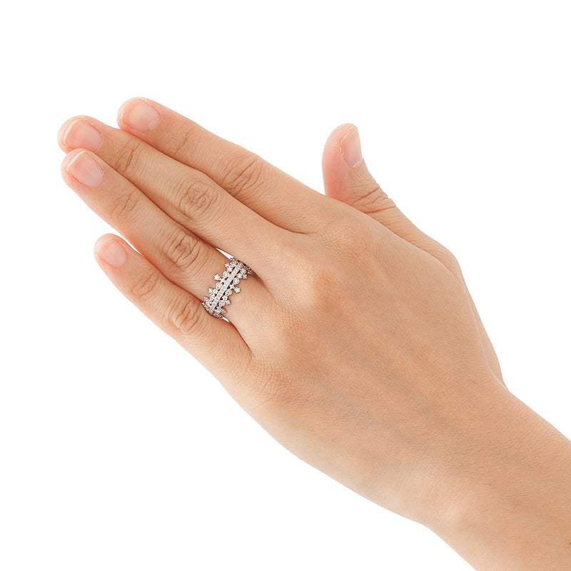 “reticella”<br>ダイヤモンドリング<br>Diamond Ring<br>（1098A）