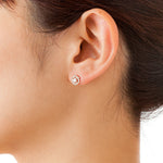 “reticella”<br>Diamond Earrings<br>ダイヤモンドピアス<br>（1105A） abheri-jpstore