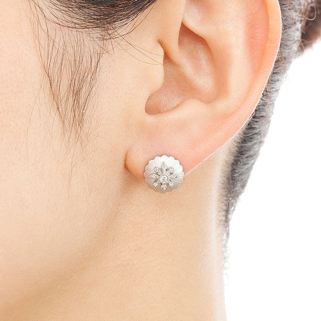 “silk”<br>Diamond Earrings<br>ダイヤモンドピアス<br>（1246A）