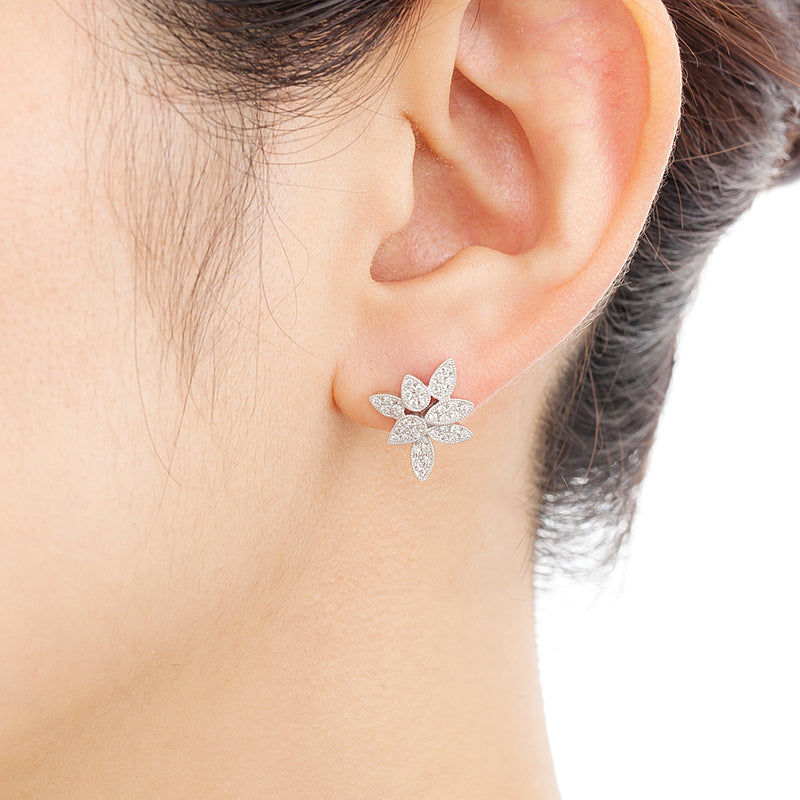 125A Diamond pierced-earrings – AbHeri オンラインストア