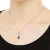 “fleurs”<br>Blue sapphire Necklace<br>ブルーサファイアネックレス<br>（1328C）