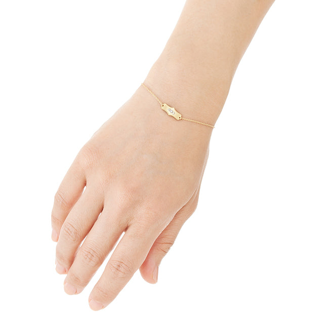 “priere”<br>Diamond bracelet<br>ダイヤモンドブレスレット<br>（1157A）