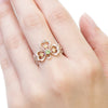 “Trois Feuilles”<br>Demantoid Garnet Ring<br>デマントイドガーネットリング<br>（1044B）