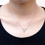 “Trois Feuilles”<br>Diamond Necklace<br>ダイヤモンドネックレス<br>（1045A） abheri-jpstore
