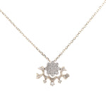 “Waltz of the Flowers”<br>Diamond Necklace<br>ダイヤモンドネックレス<br>（1059A）