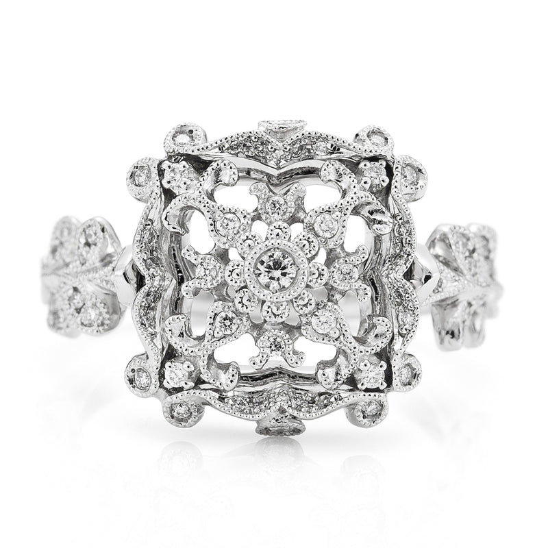 “DAMASK”<br>Diamond Ring<br>ダイヤモンドリング<br>（1163A）