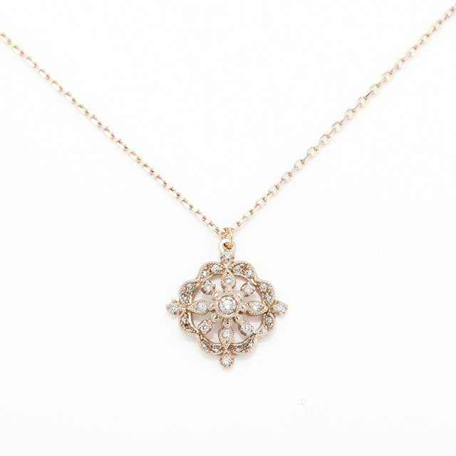 “DAMASK”<br>Diamond Necklace<br>ダイヤモンドネックレス<br>（1167A）