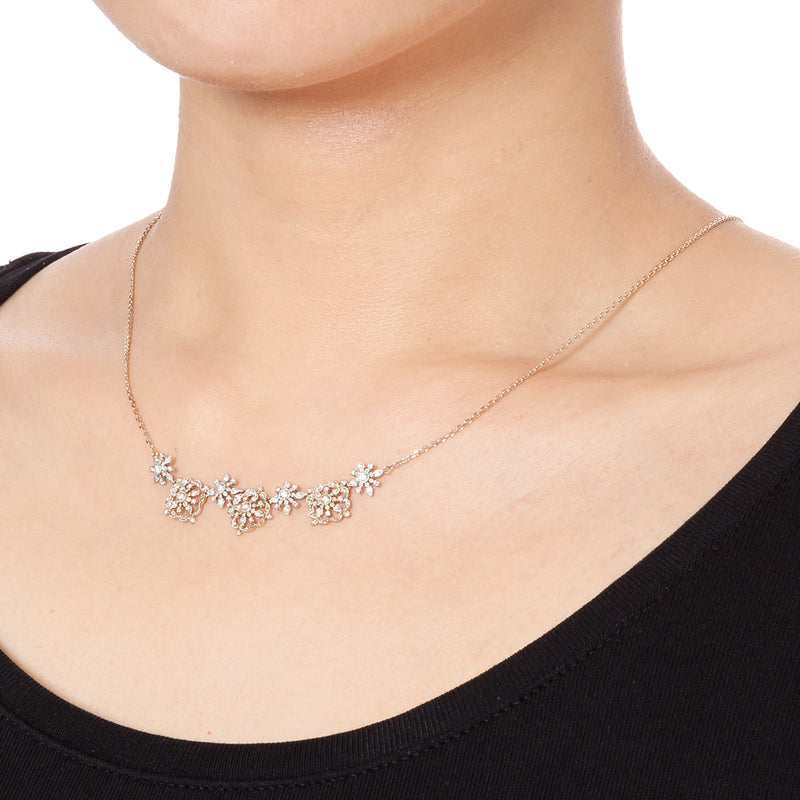 “DAMASK”<br>Diamond Necklace<br>ダイヤモンドネックレス<br>（1168A）