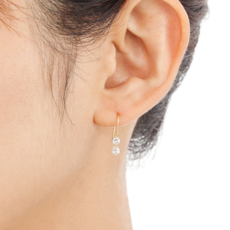 812CF Diamond pierced-earrings – AbHeri オンラインショップ