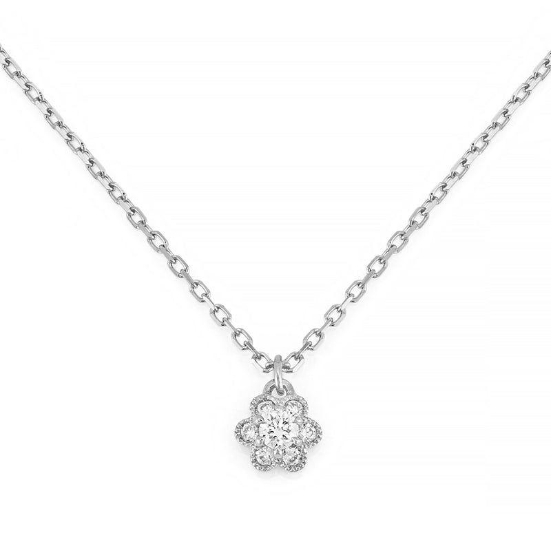 “fleurs”<br>Diamond Necklace<br>ダイヤモンドネックレス<br>（1332A）