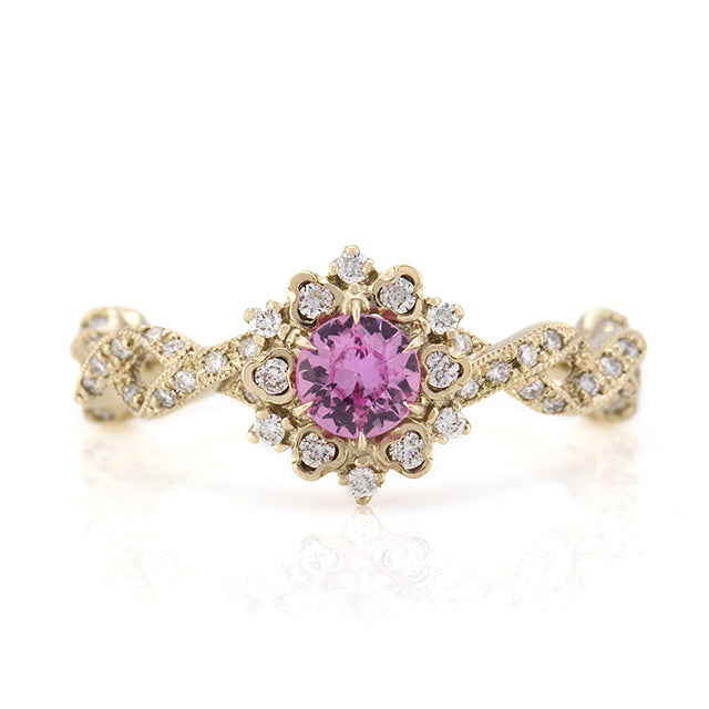 1109P Pink sapphire ring – AbHeri オンラインショップ