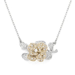 “Under the Rose”<br>Diamond Necklace<br>  ダイヤモンドネックレス <br>（1211A）