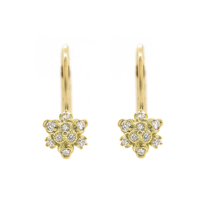 “fleurs”<br>Diamond Earrings<br>ダイヤモンドピアス<br>（1337A_HS）