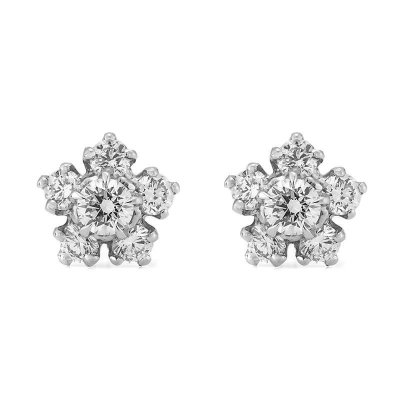 “Narcissus”<br>Diamond Earrings<br>ダイヤモンドピアス<br>（953D）