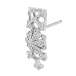“geometry”<br> Diamond Earrings<br>ダイヤモンドピアス<br>（1406A） abheri-jpstore