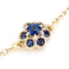 “fleurs”<br>Blue sapphire bracelet<br>ブルーサファイアブレスレット<br>（1334C）