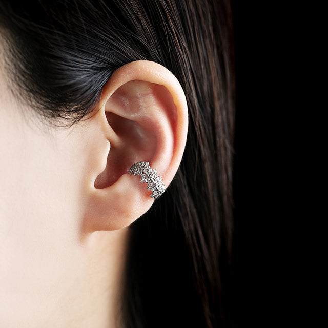reticella”Diamond Ear Cuffダイヤモンドイヤーカフ（1500A） – AbHeri