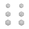 “six”<br>Diamond Earrings<br>ダイヤモンドピアス<br>（1451） abheri-jpstore
