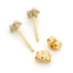 - sakura -<br>Diamond Earrings<br>ダイヤモンドピアス<br>（1252A） abheri-jpstore