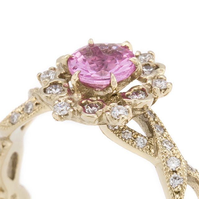 1109P Pink sapphire ring – AbHeri オンラインショップ