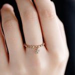 - sakura -<br>Diamond Chain-ring<br>ダイヤモンドチェーンリング <br>（1411A） abheri-jpstore