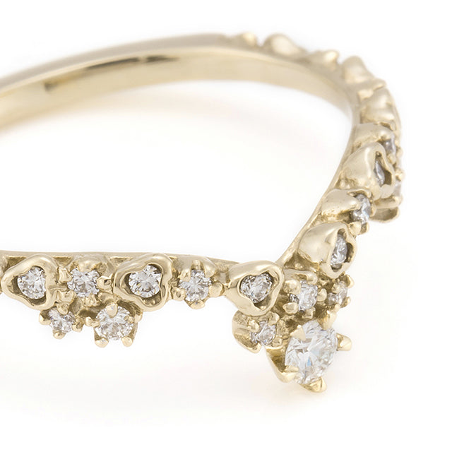 “reticella”<br>Diamond Ring<br>ダイヤモンドリング<br>（1419A） abheri-jpstore