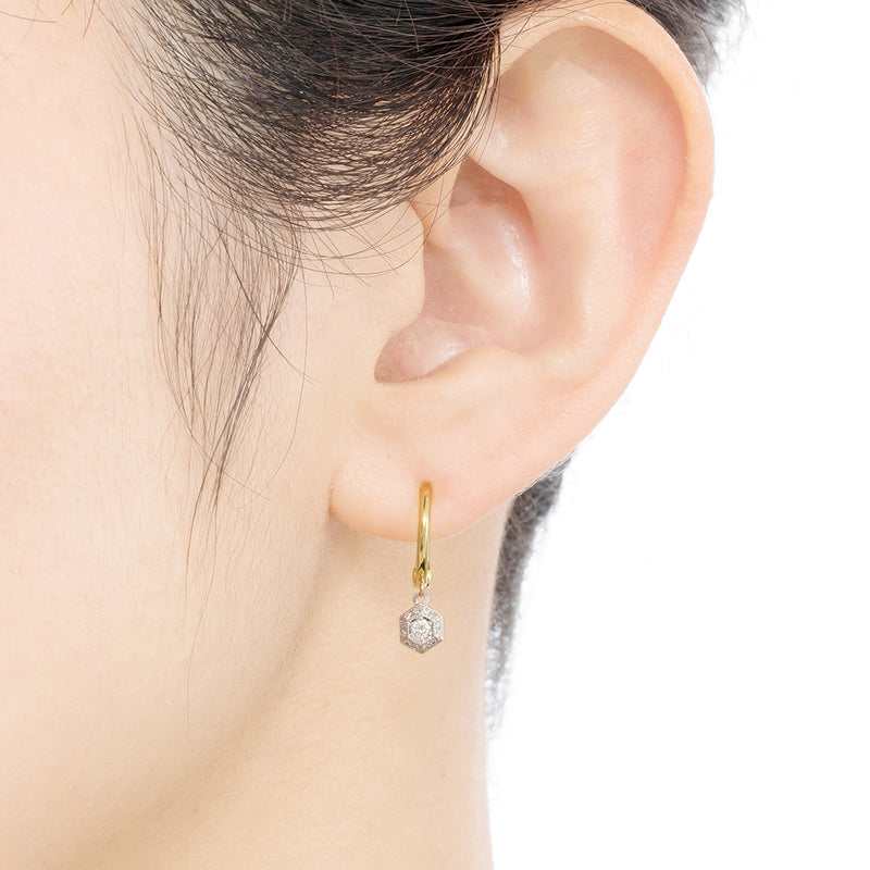1453 “six” Diamond earrings – AbHeri オンラインショップ