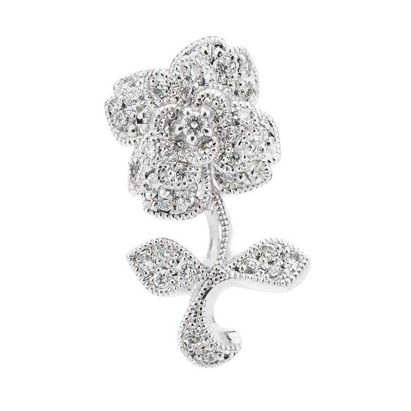 “Under the Rose”<br>Diamond Earrings<br>ダイヤモンドピアス <br>（1215A）