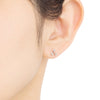 “geometry”<br>Diamond Earrings<br>ダイヤモンドピアス<br>（1409A） abheri-jpstore
