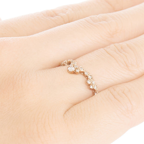 “reticella”<br>Diamond Ring<br>ダイヤモンドリング<br>（1419A） abheri-jpstore