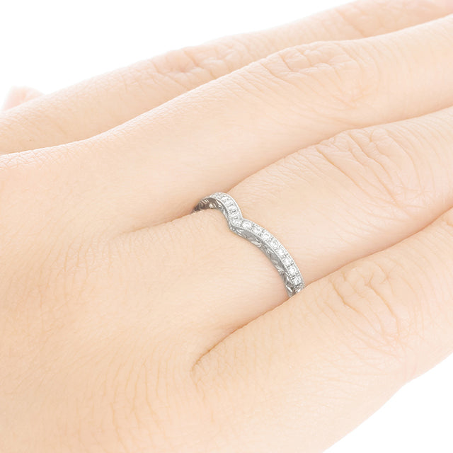 “reticella”<br>Diamond Ring<br>ダイヤモンドリング <br>（1421A） abheri-jpstore