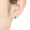 “fleurs”<br>Blue Sapphire Earrings<br>ブルーサファイアピアス<br>（1333C）