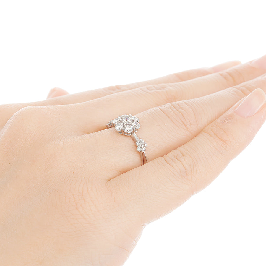 Garland” Diamond Ring ダイヤモンドリング （159A） – AbHeri